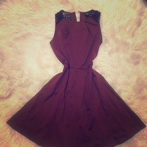Maroon Dress